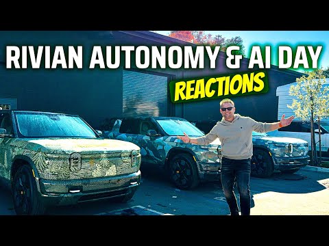 Rivian Shocked Us! I Captured The Reactions At Autonomy & AI Day!