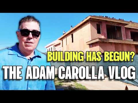 The Adam Carolla Vlog 🔥 Adam Checks Out An Active Build Site