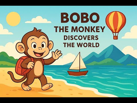 Bobo the Monkey – Journey to Discover the Amazing World! = AI Animation