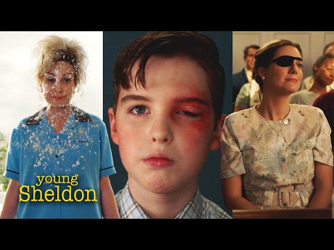 15 Disastrous Moments | Young Sheldon Compilation