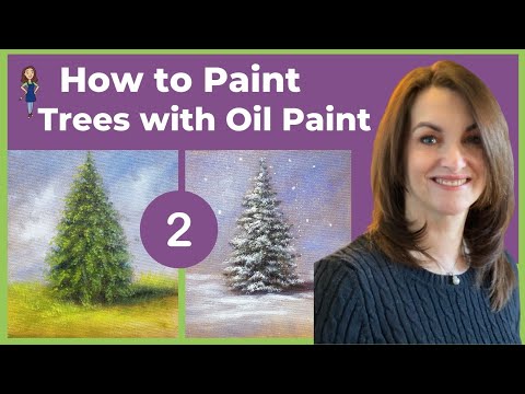 How to Paint Trees with Oil Paint - Underpainting Technique