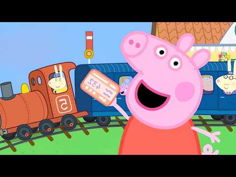 ¡Peppa Pig Viaja en Tren! 🚂 🐷 Peppa Pig en Español 🐷 Super Toos TV - Mejores dibujos animados