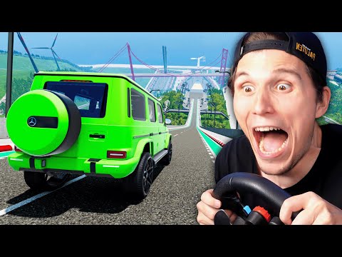 Wie weit fliegt eine G-KLASSE? | BeamNG