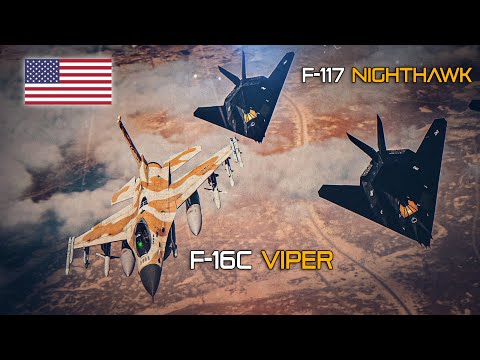 The Old Fashioned Way | F-16C Viper Deep Strike F-117 Nighthawk | Digital Combat Simulator | DCS |
