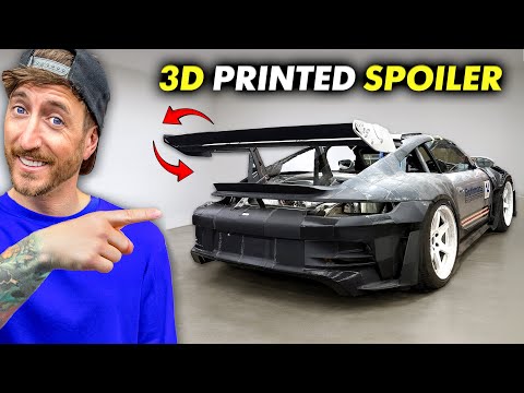 3D-Printing a Porsche GT3 Spoiler With REAL DRS! | Part 7