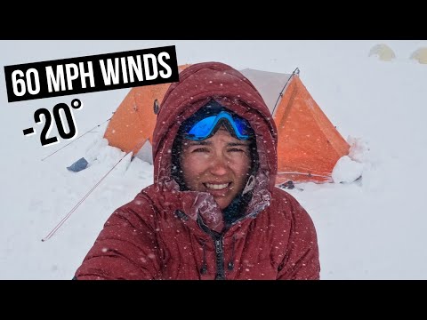 Surviving a SEVERE STORM in a Tent in Antarctica | 60mph Wind