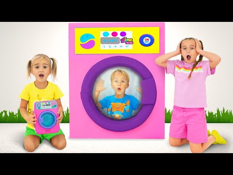 Alice salva brinquedos com a história da Máquina de Lavar Mágica