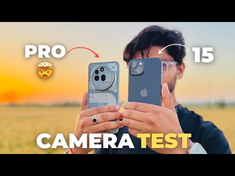 Nothing phone 3a pro vs iPhone 15 camera test 🔥 | devhr71