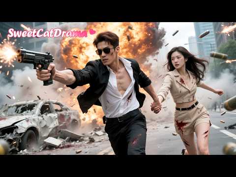 Spy movie! Handsome agent saves cold rich lady! Breaks through gang gunfire!#ChineseDrama #ChenWeiti