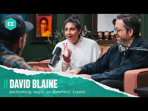 David Blaine performs magic on Armchair Expert