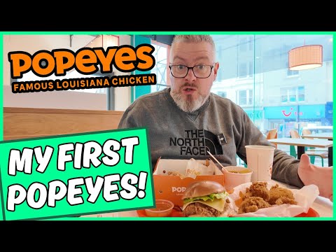 MY FIRST POPEYES! The NOISIEST RESTAURANT I Have Been To!