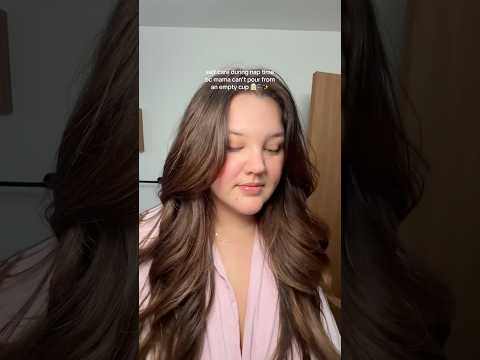 me time ✨ #selfcareroutine #selfcare #skincare #blowout #haircare #hairmask #momlife #naptime #fyp