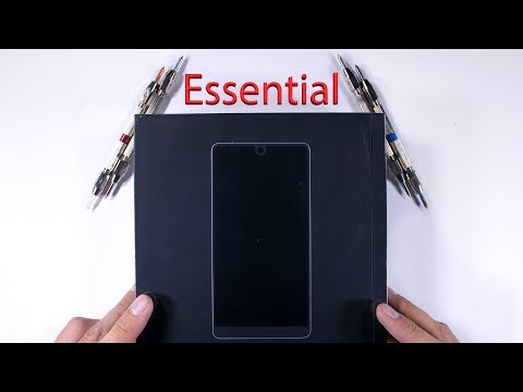 Essential Phone Durability Test - Titanium Scratch Test!!
