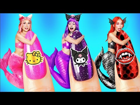 바비 vs 브랫츠 vs 뱀파이어 걸즈! 못생긴 인어에서 아름다운 인어로✨ | BabaBop Korea