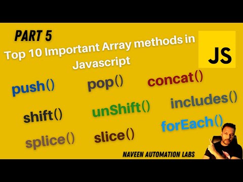 #5 - Array & 10 Most Important Arrays Functions in JavaScript