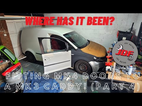 (Abandoned VW Caddy Part 19) MK4 Doors Finally Fitted?