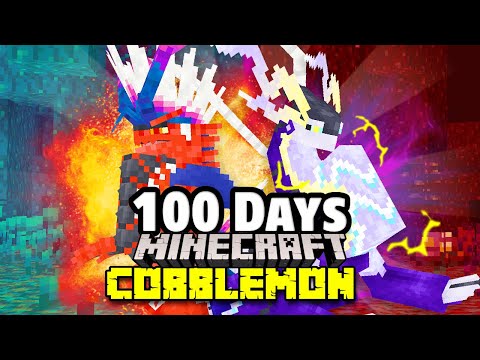 I Spent 100 Days In DRAGON TYPE ONLY Cobblemon!