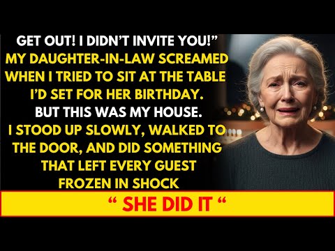 My Daughter-In-Law Screamed “Get Out, I Didn’t Invite You” In My Own Home…What I Did Next Froze Them