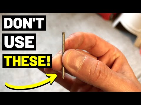 DON'T USE TRIM NAILS! Try These Instead...(TRIM HEAD SCREWS / TRIM SCREWS--Easy Woodworking Screws)