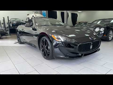 2013 Maserati GranTurismo Sport convertible walk around and driving video ￼