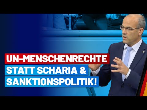 UN-Menschenrechte statt Scharia & Sanktionspolitik!- Dr. Rainer Rothfuß - AfD-Fraktion im Bundestag
