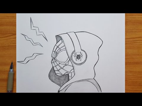 How To Draw Miles Morales | Marvel's Spider-Man | Miles Morales Step By Step Easy Tutorial