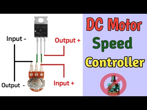 Speed Controller For DC Motor |  Using IRFZ44N Mosfet |