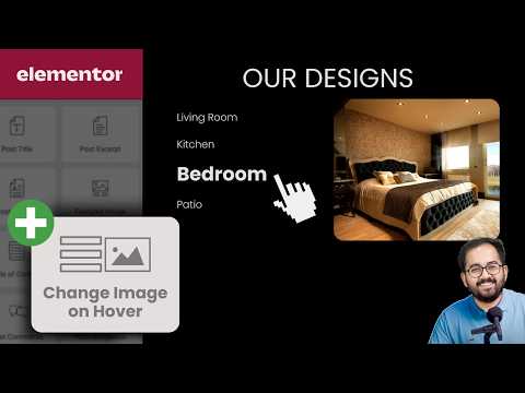 Change Image on Text Hover - Elementor GSAP