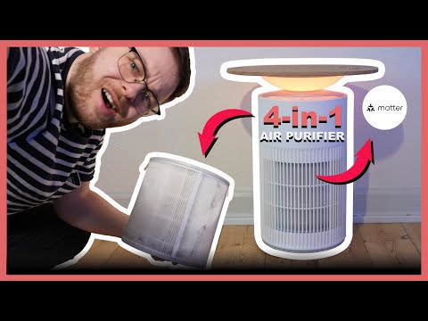 A table that purifies the air? This is the SwitchBot air purifier table with Matter