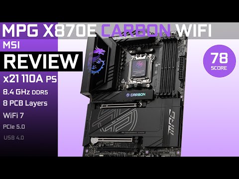 MSI MPG X870E CARBON WIFI : not exactly an upgrade