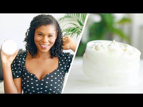 HOMEMADE NATURAL HAIR CREAM MOISTURIZER