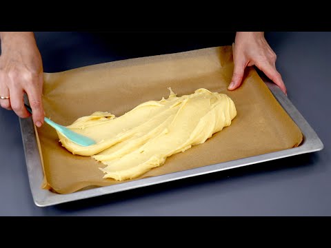 Just SPREAD the dough! LADYFINGERS cake in a new way! 5 RECIPES from one dough!