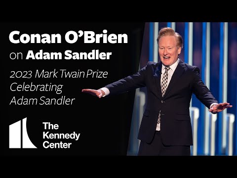 Conan O'Brien on Adam Sandler | 2023 Mark Twain Prize
