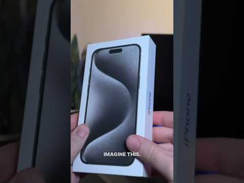 iPhone 15 Pro Max White Titanium Unboxing #iphone #unboxing #shorts