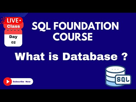 SQL Foundation Course Live classes Day -2