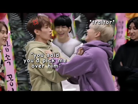 the “t” in svt stands for traitor | seventeen betraying each other for 10 minutes