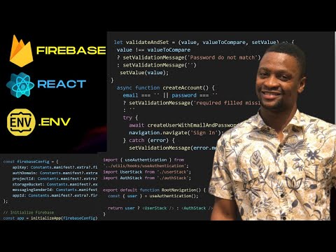 React Native Expo Firebase Authentication || Login/Signup