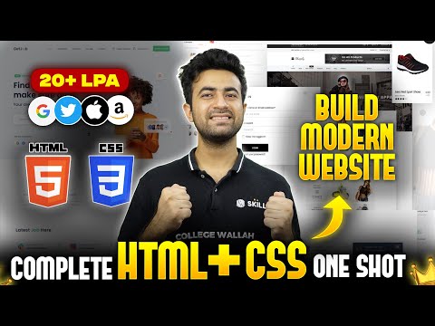 HTML & CSS Full Course: Beginners to Pro 2024 | 3 Mini Projects Included 🔥 Web Development Course