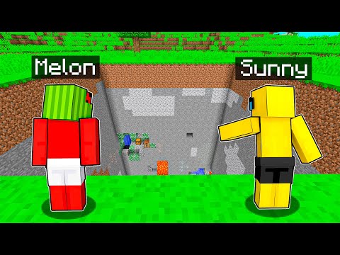 Minecraft But THE CHUNKS are DELETED Every Time...