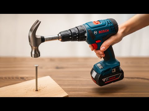 Just insert the Hammer into the Drill and be Amazed at the results😱! Why isn't it patented?