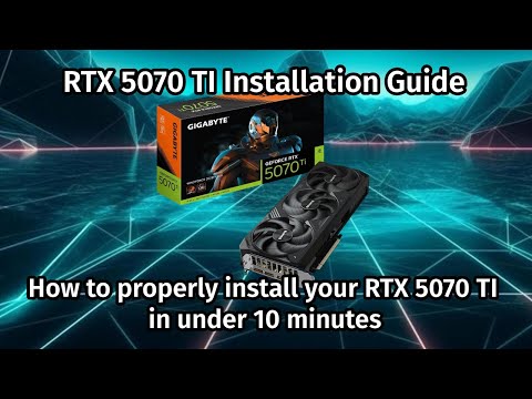 5070 TI Install guide: Everything you need to know about  12vhpwr cable and how to SAFELY install it