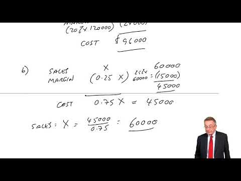 Mark-up and Margins - ACCA Financial Accounting (FA) lectures