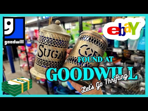 I FILLED the CART at GOODWILL in 1 HOUR! / THRIFT WITH ME / TOP 5 BEST SELLERS / Clean a SWUNG VASE