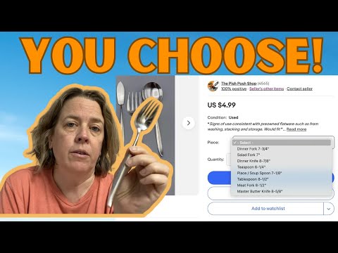 How to List Your Flatware Variations on eBay