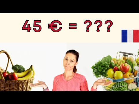 What €45 Buys You at French Supermarkets