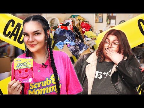 We SURPRISED A Fan With A Free Cleaning From Not The Worst Cleaner! 🧽 | Scrub This Mess!