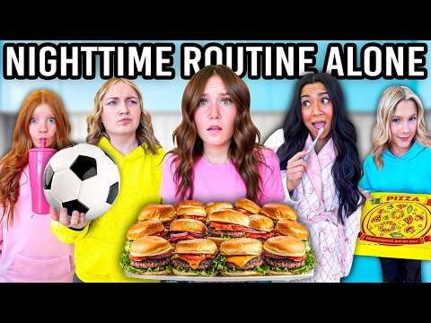 NIGHT TIME ROUTINE ALONE!! *TEENS TAKE OVER!* 🛌 🌙
