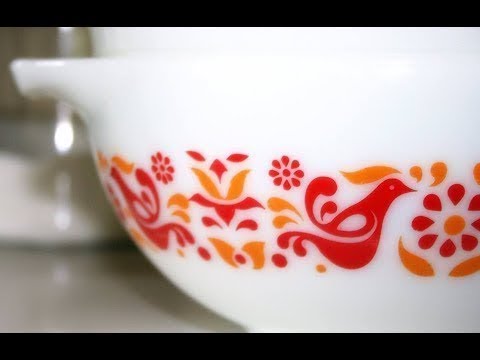 Pyrex Chart Through The Years 1950s to 1980s