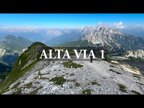 9-Day Solo Hiking Alta Via 1 Trail in the Dolomites, Italy