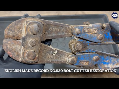 English Made Record No.930 Bolt Cutters Restoration - 4K
